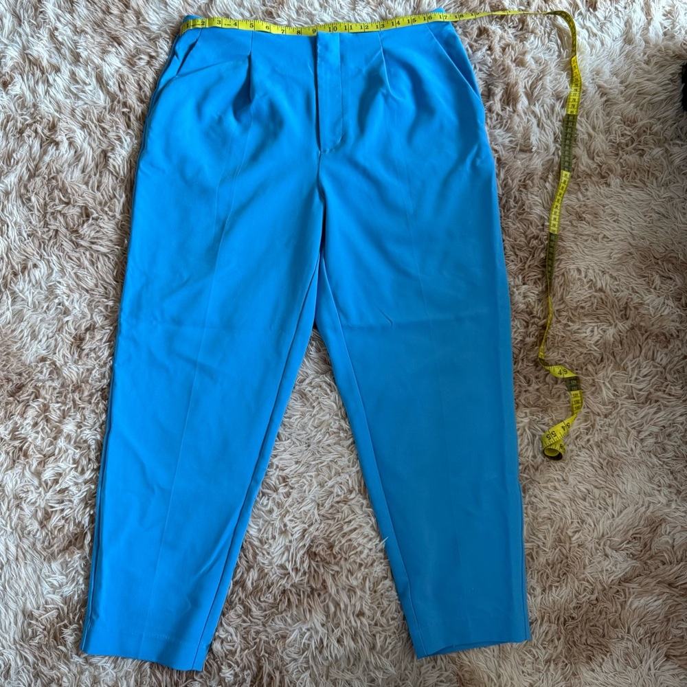 Blue Tailored Pants